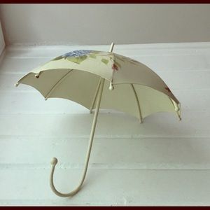 Solid metal vintage decorative umbrella